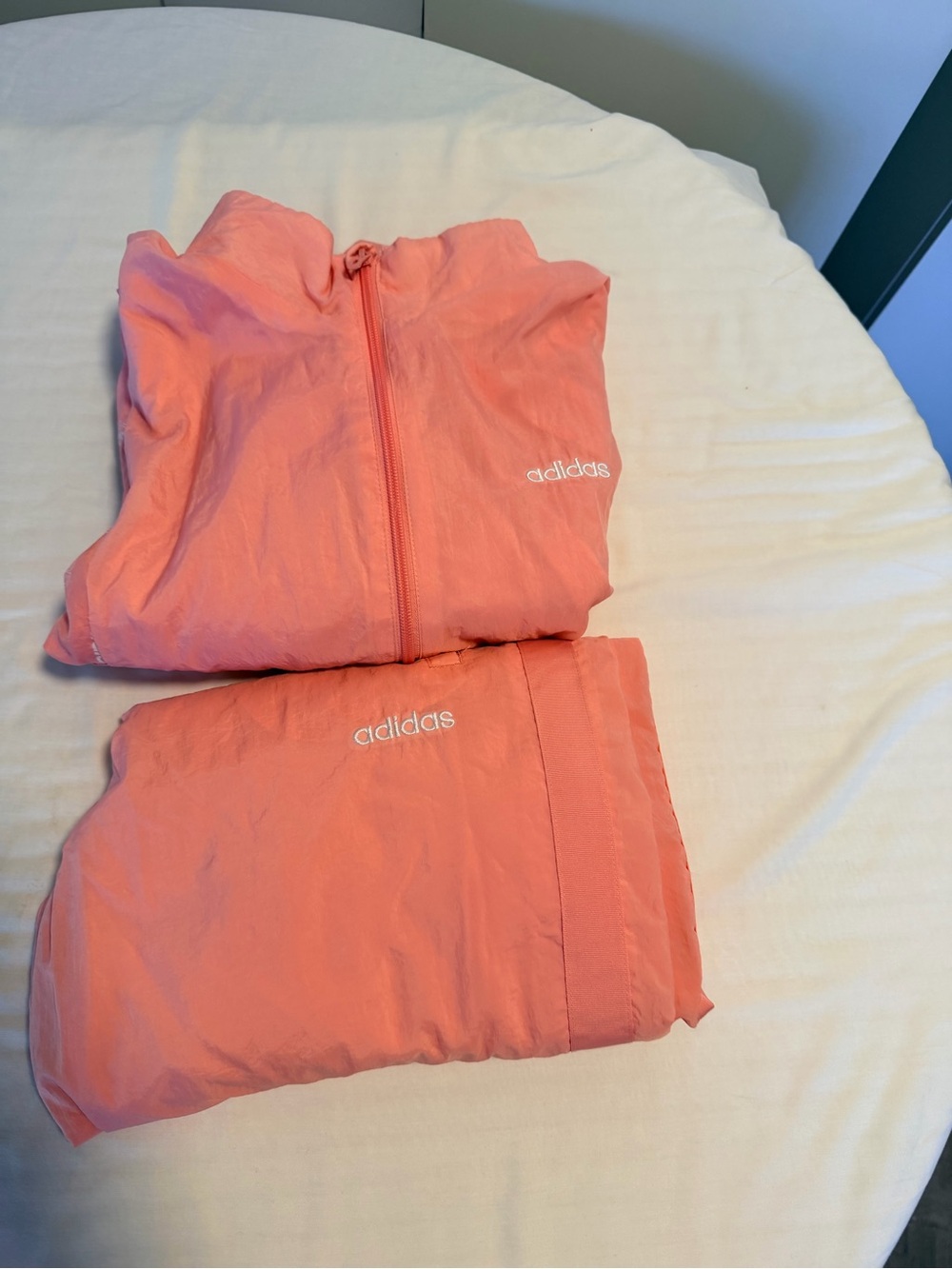 adidas Coral Pink Lightweight sweat suit